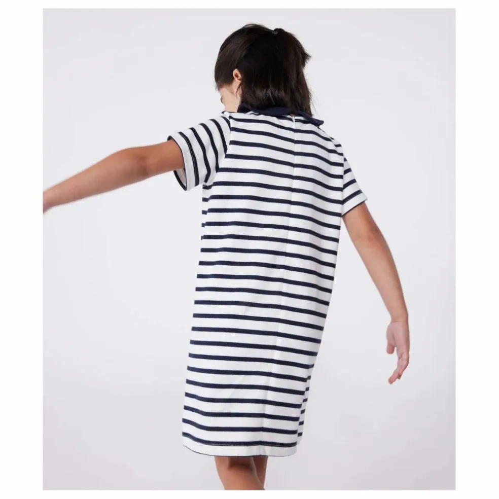 Robe Birthday Coton Bio | Bleu marine