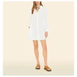 Robe Bobby Popeline de Coton | Blanc