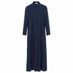 Robe Boden Popeline de Coton | Bleu marine