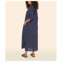 Robe Boden Popeline de Coton | Bleu marine