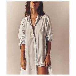 Robe Boden Popeline de Coton | Bleu ciel