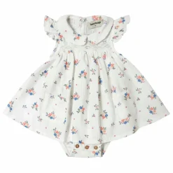 Robe Body Fleurs | Blanc