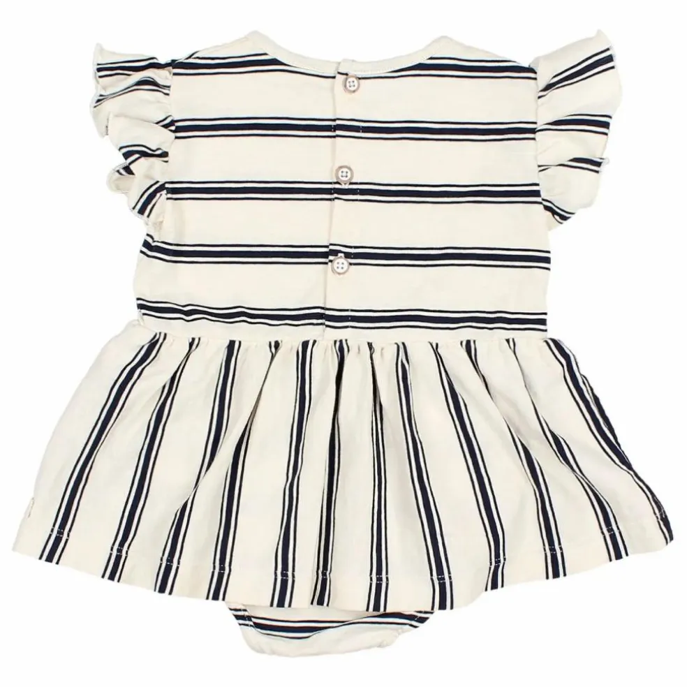 Robe Body Rayures Coton Bio | Bleu