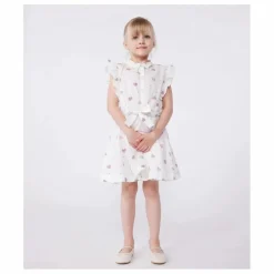 Robe Bory Popeline Coton Bio | Crème