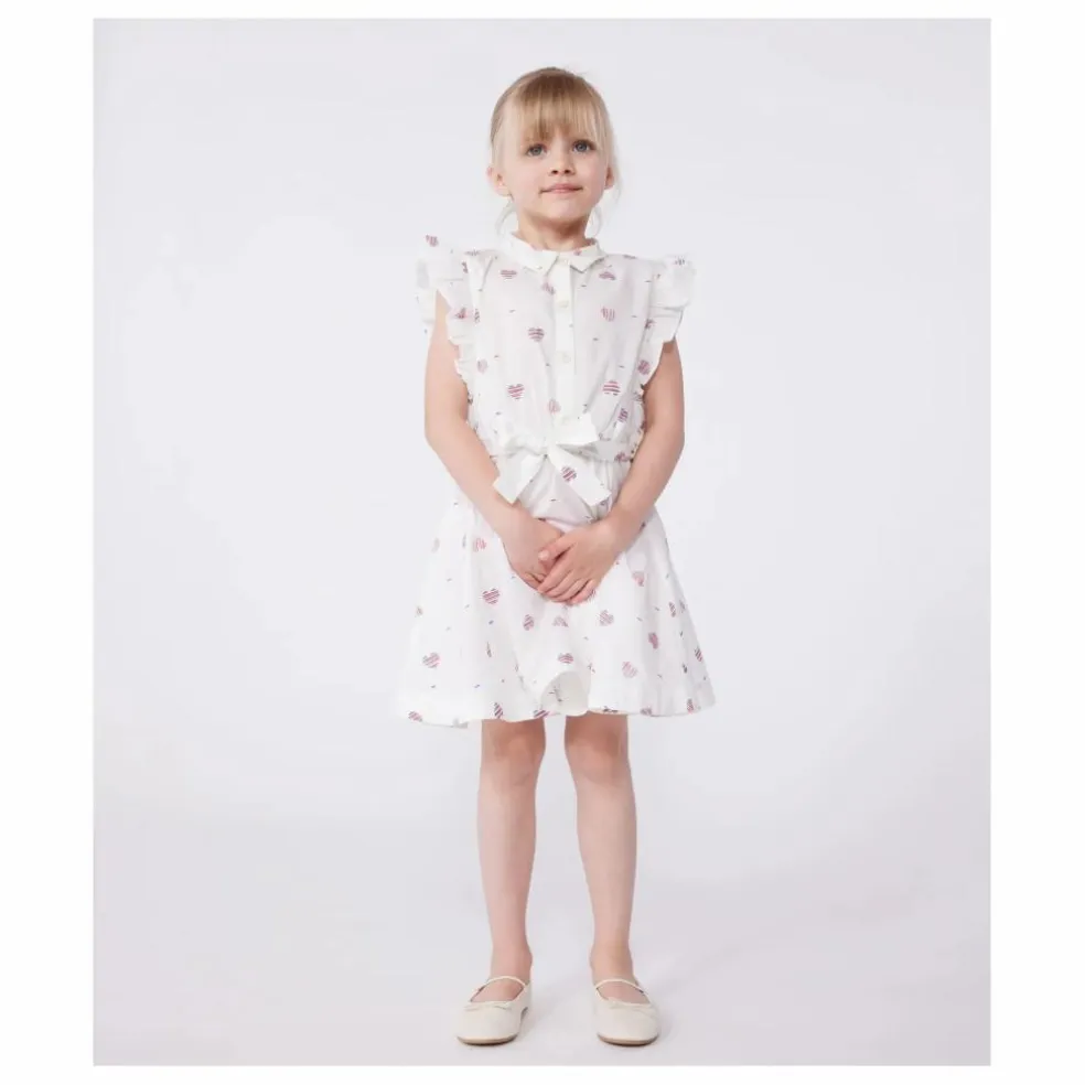 Robe Bory Popeline Coton Bio | Crème