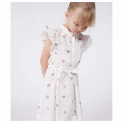 Robe Bory Popeline Coton Bio | Crème