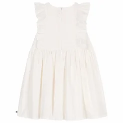 Robe Brendice Broderie Anglaise Coton Bio | Blanc