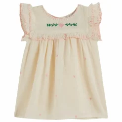 Robe Brodée | Crème