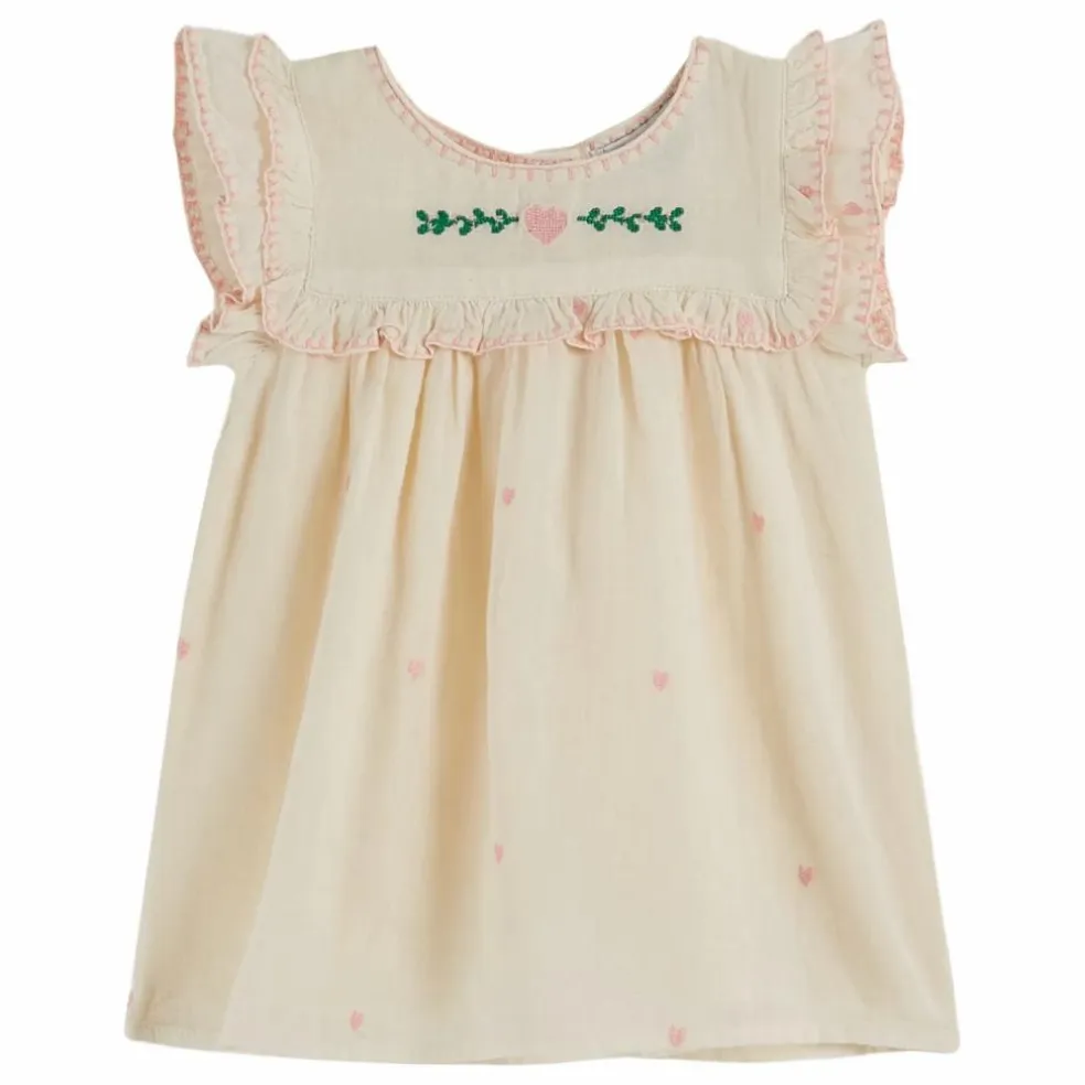 Robe Brodée | Crème