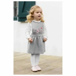 Robe Brodée | Gris