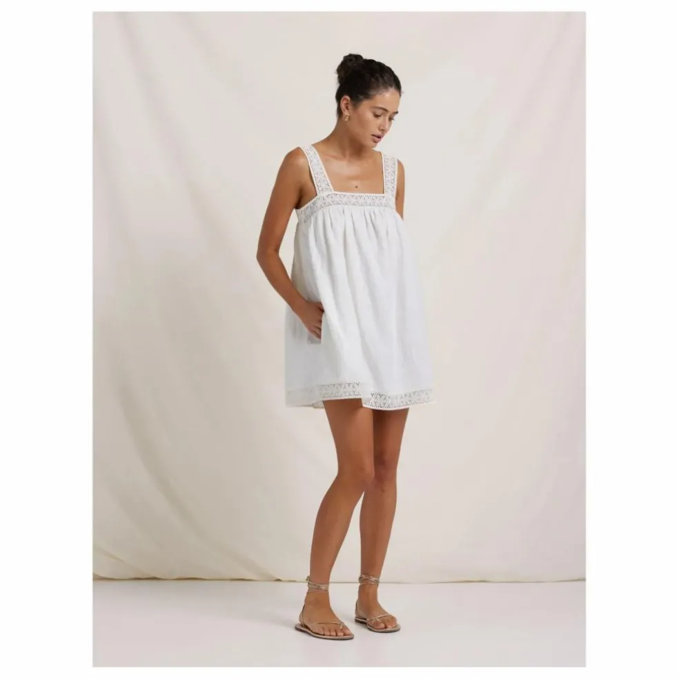 Robe Broderie | Blanc