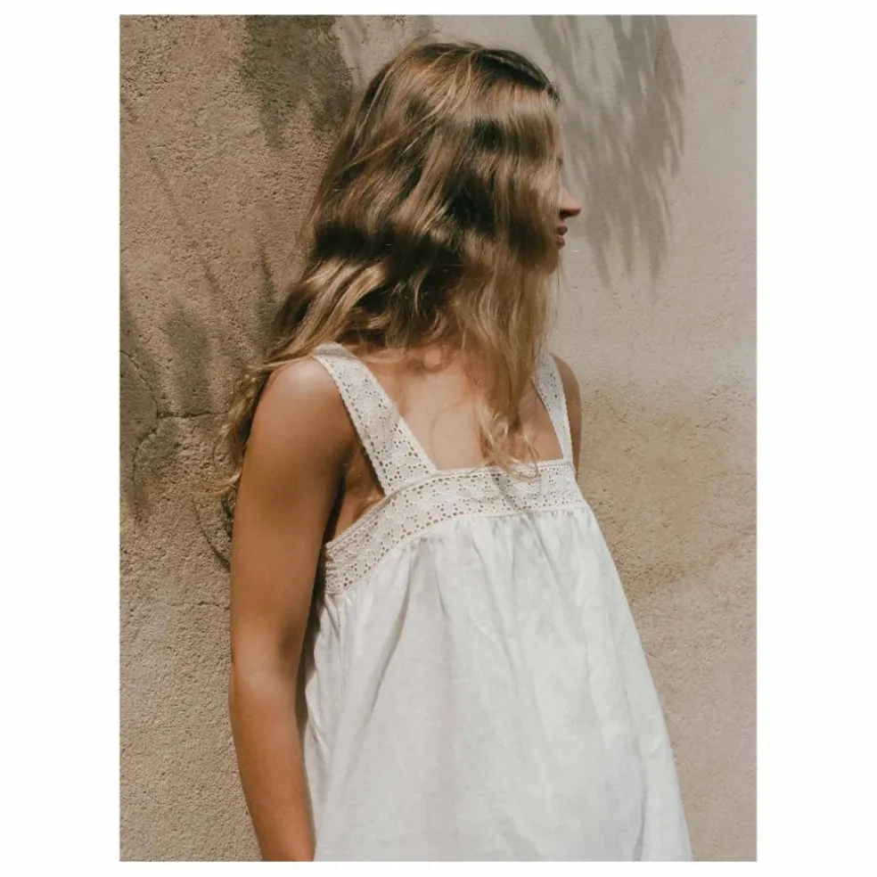 Robe Broderie | Blanc