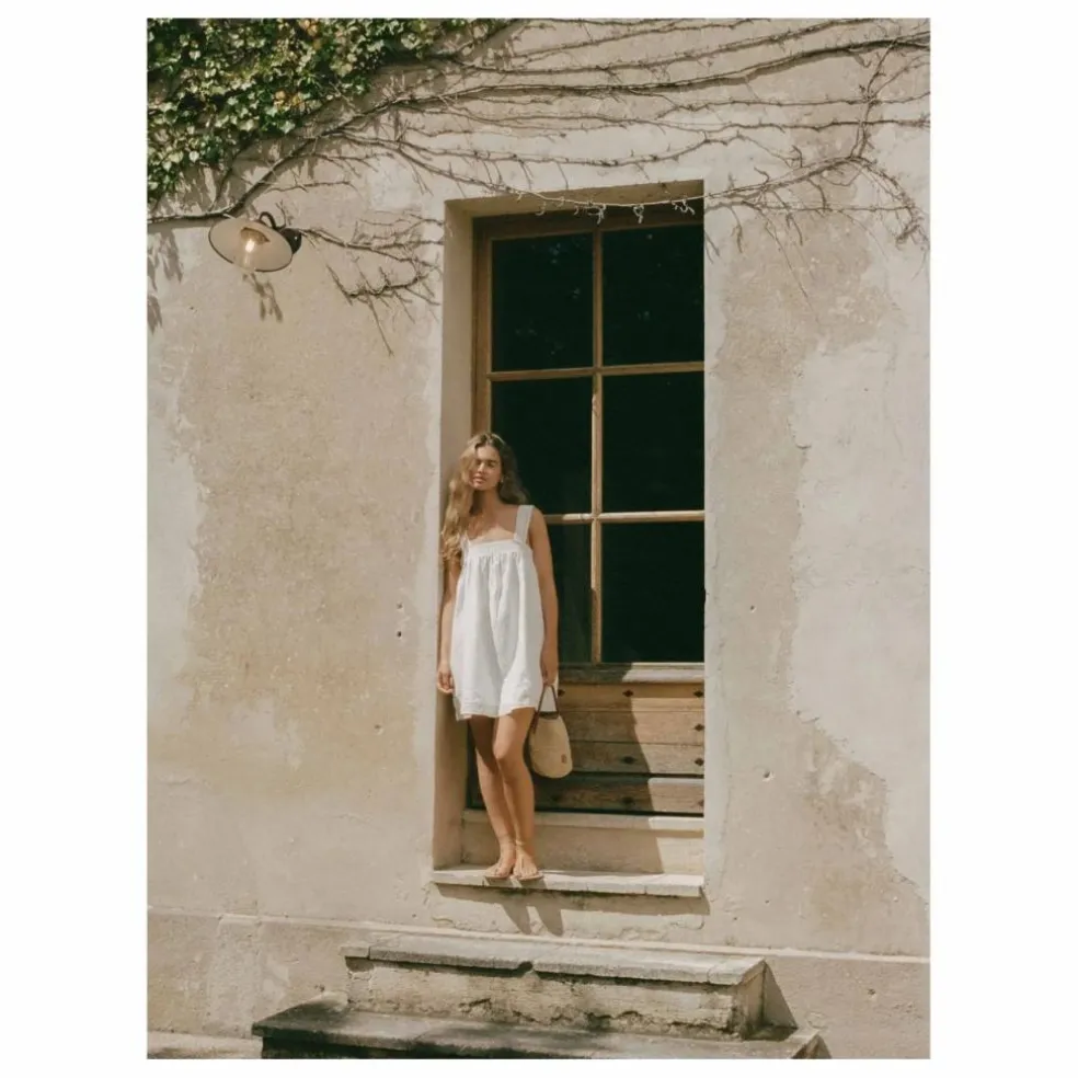 Robe Broderie | Blanc