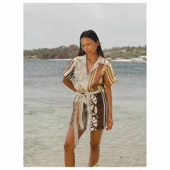 Robe Brodie Clove Lin | Ecru