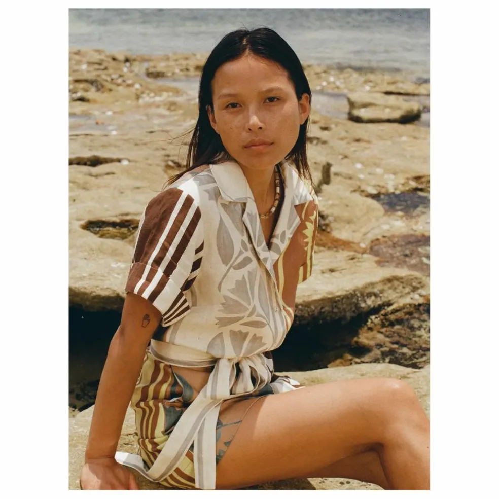 Robe Brodie Clove Lin | Ecru
