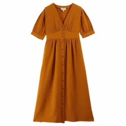 Robe Bruna Gaze de Coton | Curcuma