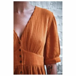Robe Bruna Gaze de Coton | Curcuma
