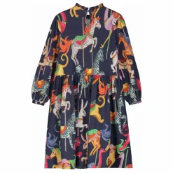 Robe Carnival Coton Bio | Bleu marine