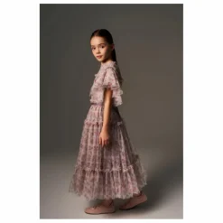 Robe Carolina Fleurie | Rose pâle