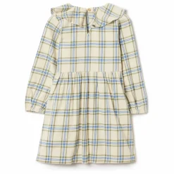 Robe Carreaux | Ecru