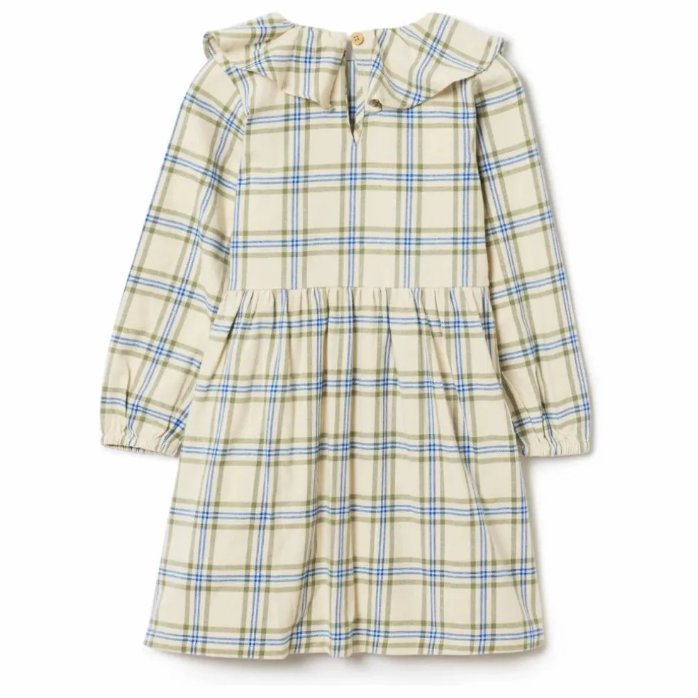 Robe Carreaux | Ecru