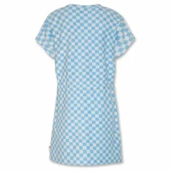 Robe Carreaux Dori | Bleu ciel