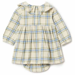 Robe Carreaux Mini | Ecru