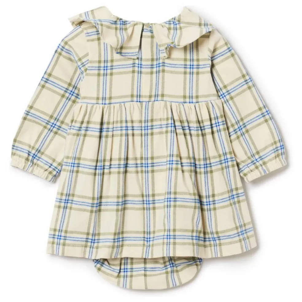 Robe Carreaux Mini | Ecru