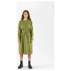 Robe Ceinture Lin | Vert olive