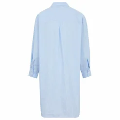 Robe Chemise Lydie Rayée | Bleu Clair