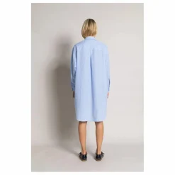Robe Chemise Lydie Rayée | Bleu Clair