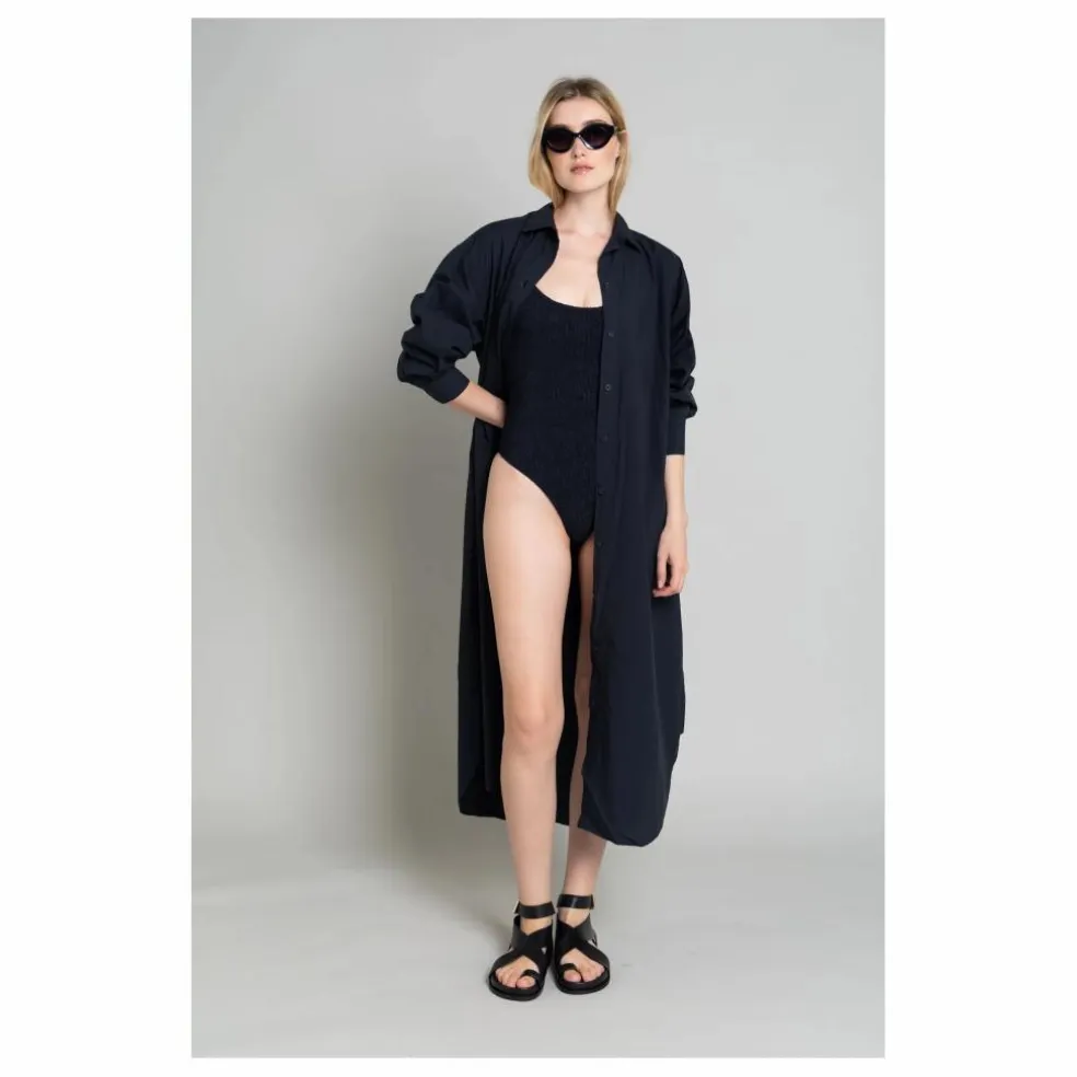 Robe Chemise Melissa | Noir