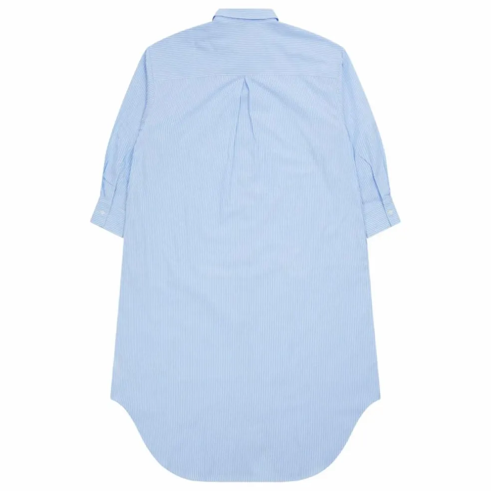 Robe Chemise Melissa Rayée | Bleu Clair