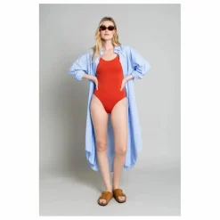 Robe Chemise Melissa Rayée | Bleu Clair
