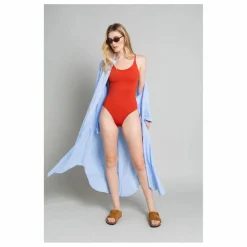 Robe Chemise Melissa Rayée | Bleu Clair