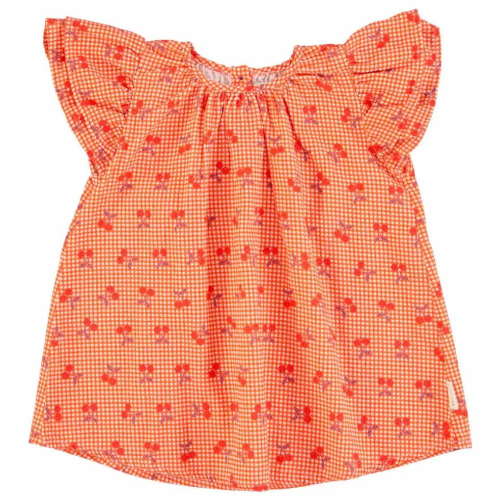 Robe Cherry Vichy | Orange