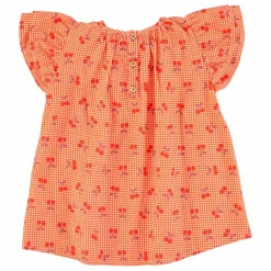 Robe Cherry Vichy | Orange