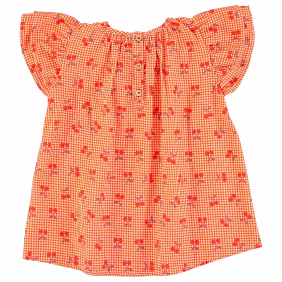 Robe Cherry Vichy | Orange