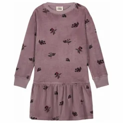 Robe Chicas Mûres Velours Coton Bio | Mauve