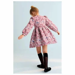 Robe Clarissa Jacquard Fibres Recyclées | Rose