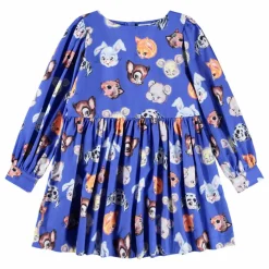 Robe Cleo Coton Bio | Bleu