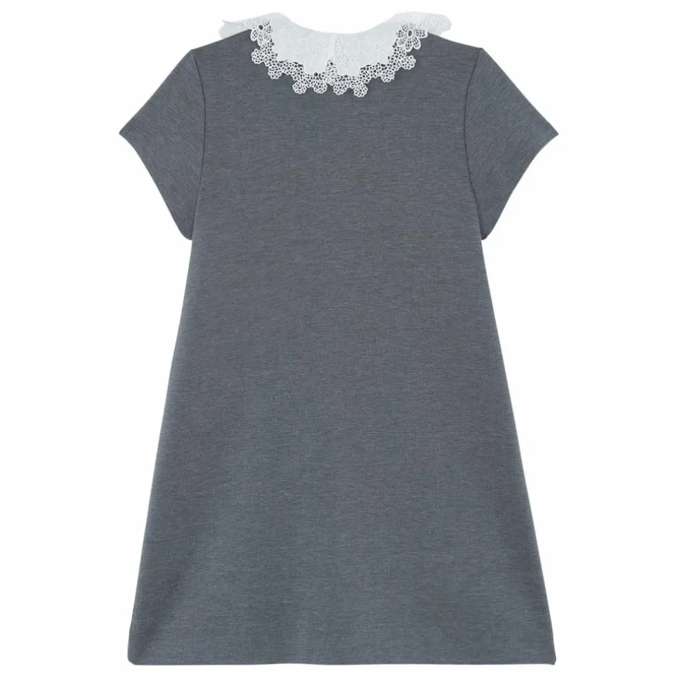 Robe Col Claudine | Gris
