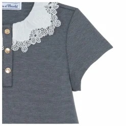 Robe Col Claudine | Gris