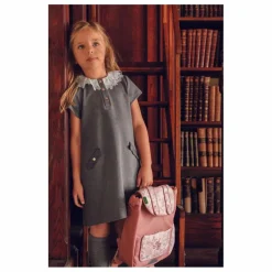 Robe Col Claudine | Gris