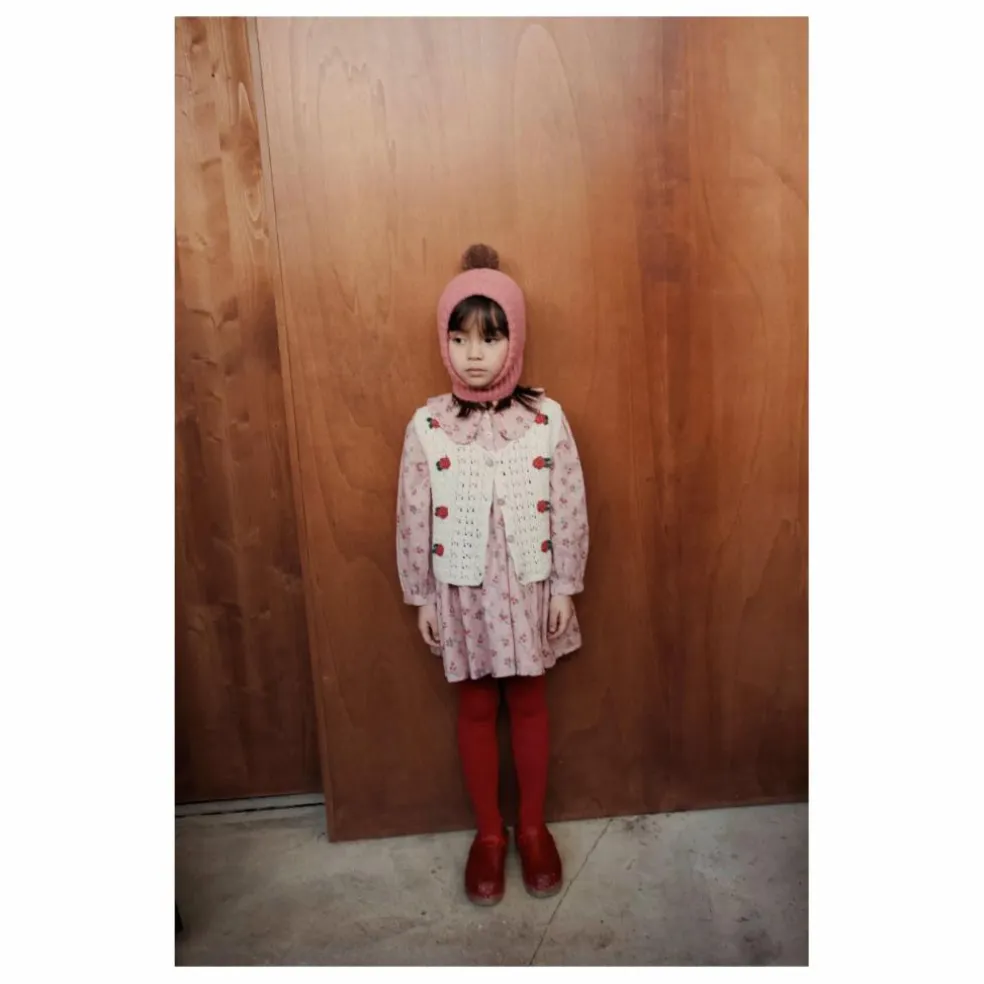 Robe Col Claudine Fleurie | Rose