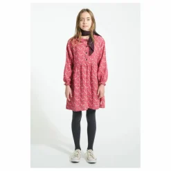 Robe Col Claudine Fleurs | Rose