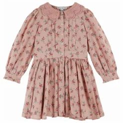Robe Col Crochet | Rose