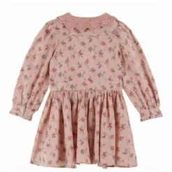 Robe Col Crochet | Rose