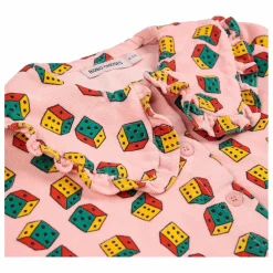 Robe Col Dés Velours Côtelé Coton Bio | Rose