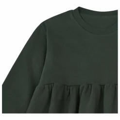 Robe Coton Bio Molleton Lobelia | Noir